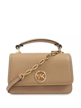 Michael Michael Kors сумка через плечо с монограммой Delancey, нейтральный цвет