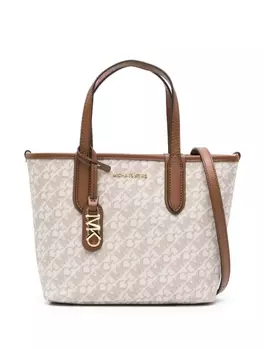 Michael Michael Kors сумка-тоут Eliza с монограммой, нейтральный цвет