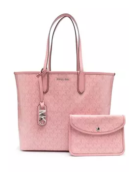 Michael Michael Kors сумка-тоут Eliza с монограммой, розовый