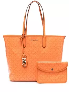 Michael Michael Kors сумка-тоут из канваса с логотипом, оранжевый