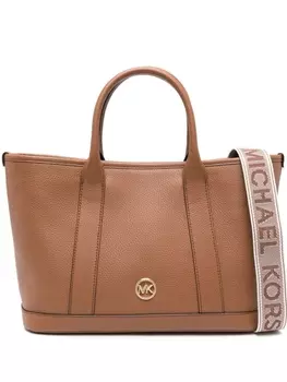 Michael Michael Kors сумка-тоут с логотипом, коричневый