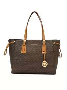 Michael Michael Kors сумка-тоут с монограммой, коричневый