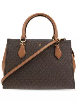Michael Michael Kors сумка-тоут с монограммой, коричневый