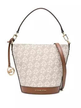 Michael Michael Kors сумка-ведро Townsend Monogram, нейтральный цвет