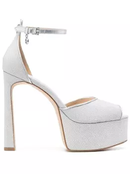 Michael Michael Kors туфли с открытым носком, серебристый