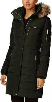 Michael Michael Kors Женское пуховое пальто Dark Moss 3/4