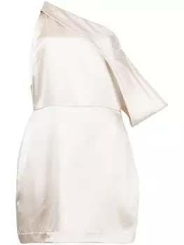 Michelle Mason платье мини с драпировкой, золотой