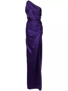 Michelle Mason платье на одно плечо, фиолетовый
