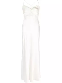 Michelle Mason платье с драпировкой, нейтральный цвет