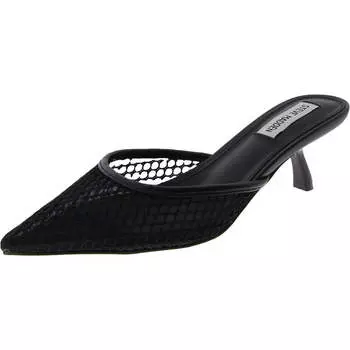 Micki Женские сетчатые мюли на каблуке-рюмочке Steve Madden, черный