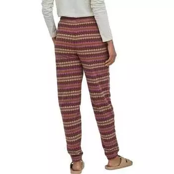 Micro D Jogger женские Patagonia, цвет Diamond Stripe/Sisu Brown