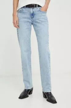 МИДДИ ПРЯМЫЕ джинсы Levi's, синий