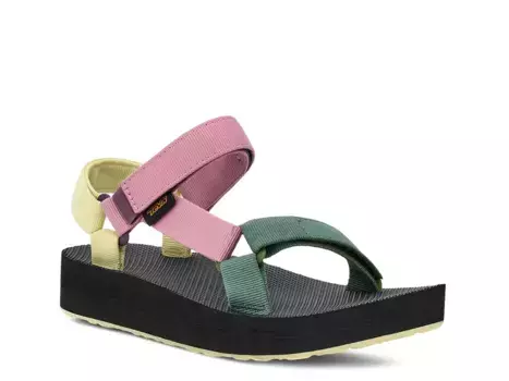 Midform Universal Platform Сандалии Teva, Pink/Multicolor