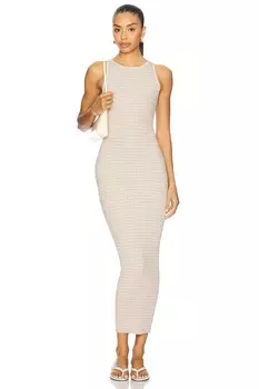 Midi-платье By marianna vespera от L'Academie, white & beige