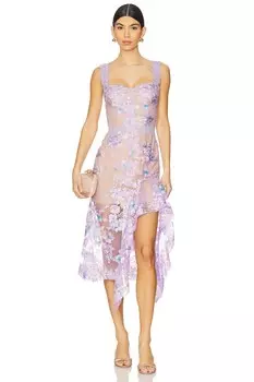 Миди-платье Eva от Bronx And Banco, lilac