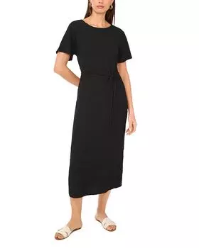 Миди-платье-футболка VINCE CAMUTO, черный