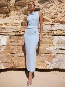 Миди-платье из джерси maeva sparkle Ro&Zo, синий