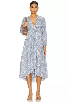 Миди-платье Pappiet от Free People, bluebell combo