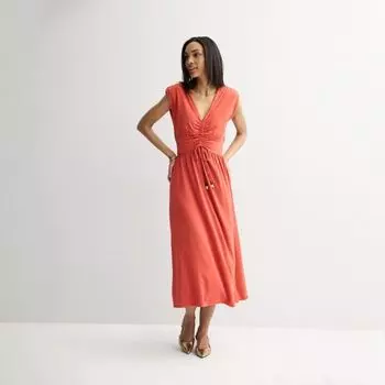 Миди-платье с завышенной талией для миниатюрных Nine West, цвет autumn tree