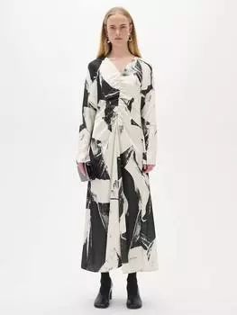 Миди-платье valerie с абстрактным принтом InWear, цвет Neutral/Black
