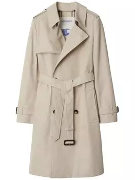 Миди-тренч Burberry, нейтральный цвет