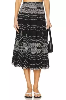 Миди-юбка Livvy Charo Ruiz Ibiza, black nel?m