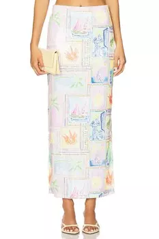 Миди-юбка "Солнечный свет" от Show Me Your Mumu, summer soleil