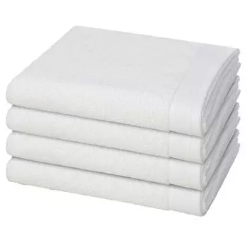 Миджольнир, Линда- WTN1118, капучино, полотенца, 715 г/м, 100% ХЛОПОК MOVE, белый