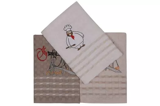 Миджольнир, Мелиса- HBY1123, песок, полотенца, 210 г/м, 100% ХЛОПОК Mijolnir, бежевый