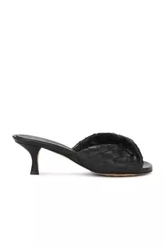 Мигающие сандалии Bottega Veneta, черный