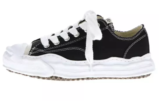 Mihara Yasuhiro Hank OG Sole Suede Low Черный Белый