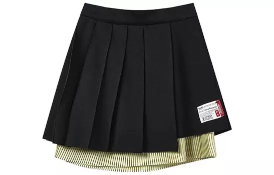 MIHARA YASUHIRO Повседневная юбка женская, цвет черный как смоль Fila