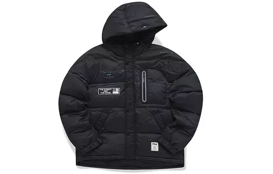 Mihara Yasuhiro X MIHARA YASUHIRO Collaboration Collection Пуховик мужской, цвет черный как смоль Fila, черный