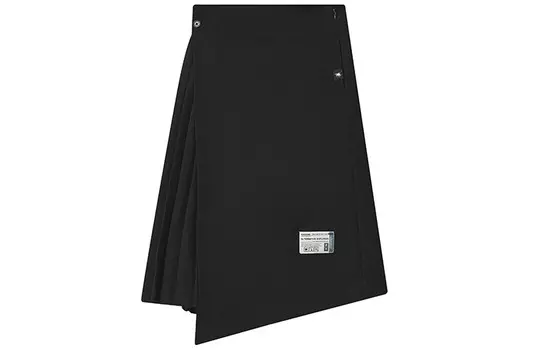 Mihara Yasuhiro X Повседневная длинная юбка женская, цвет черный как смоль Fila