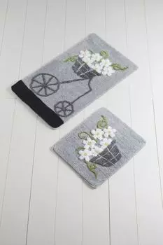 Mijolnir, Alaat- CHL2115, Colorful, коврики для ванной, 1450 г/м, 100% полиакрил, мультиколор