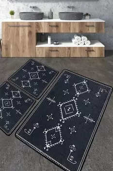 Mijolnir, Antiguo- CHL5321, темно-серый, коврики для ванной, 700 г/м, 100 % ПОЛИЭСТЕР