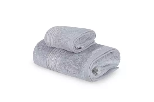 Mijolnir, Antique - Grey, комплект полотенец (2 шт), серый, 100% ХЛОПОК, 33 х 33 см