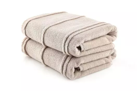 Mijolnir, Arden - Light Brown, комплект полотенец (2 шт), светло-коричневый, 100% МИКРО ХЛОПОК, 50 х 90 см