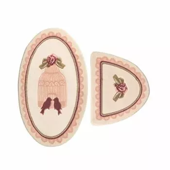 Mijolnir, Bird- CNF2118, розовый, коврики для ванной, 100% полиамид