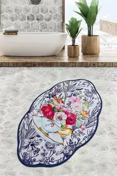 Mijolnir, Birdie- CHL5138, Colorful, коврики для ванной, 700 г/м, 100 % ПОЛИЭСТЕР, мультиколор