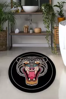 Mijolnir, Black Woods 140, коврик для ванной, разноцветный, 100 % ПОЛИЭСТЕР, 140 x 140 см, мультиколор