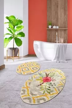 Mijolnir, Blondie- CHL1535, Colorful, коврики для ванной, 700 г/м, 100% микрополиамид, мультиколор