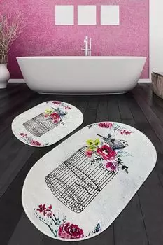 Mijolnir, Cage- CHL2523, Разноцветный, коврики для ванной, 700 г/м, 100 % ПОЛИЭСТЕР, мультиколор