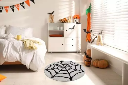 Mijolnir, Cobweb- CHL1255, разноцветный, коврики для ванной, 1450 г/м, 100% полиакрил, мультиколор