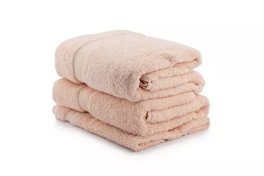 Mijolnir, Colorful - Salmon, комплект полотенец (3 шт), лосось, 100% ХЛОПОК, 30 х 55 см, розовый