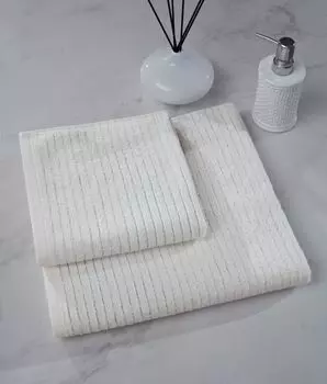 Mijolnir, Colorful Striped - Mint, комплект полотенец (2 шт.), мятный, 100% ХЛОПОК, 50 х 90 см, зеленый