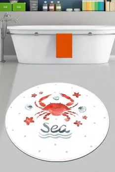 Mijolnir, Crab- CHL4602, Разноцветный, коврики для ванной, 700 г/м, 100 % ПОЛИЭСТЕР, мультиколор