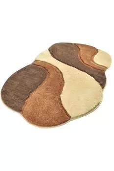 Mijolnir, Curves- CHL4186, разноцветный, коврики для ванной, 1450 г/м, 100% полиакрил, мультиколор