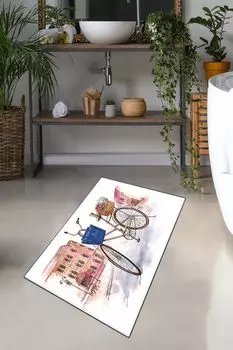 Mijolnir, Dance Street, коврик для ванной, разноцветный, 100 % ПОЛИЭСТЕР, 70 x 120 см