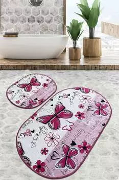 Mijolnir, Danous- CHL2548, разноцветный, коврики для ванной, 700 г/м, 100% ПОЛИЭСТЕР, мультиколор